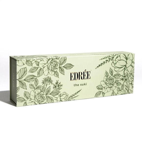 NEW Edrée The Suki Electric Hair Straightening Ceramic Brush in Sage Green - Picture 4 of 5